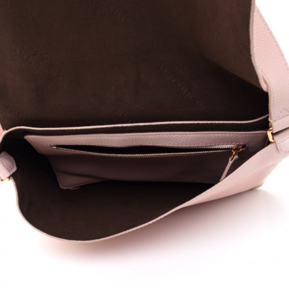 Burberry Burleigh Medium Leather Crossbody Bag Pale Ash Rose NWT - Picture 2 of 14